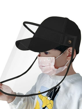 Face Shield for Men Women Elvissmart Safety Sheild Full Protection Cap Adjustable Transparent Pack of 2